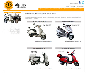 Alpina Motos web
