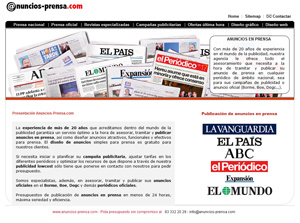 Publicar anuncios prensa