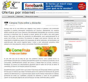 Ofertas en internet