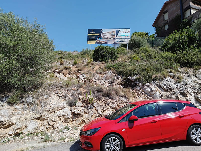 vallas publicitarias en zona Garraf