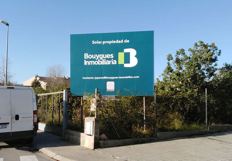 valla publicitaria de 4x3 instalada en Madrid
