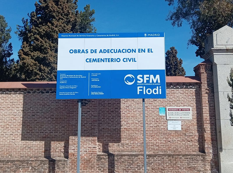 instalación de valla publicitaria Madrid Sur