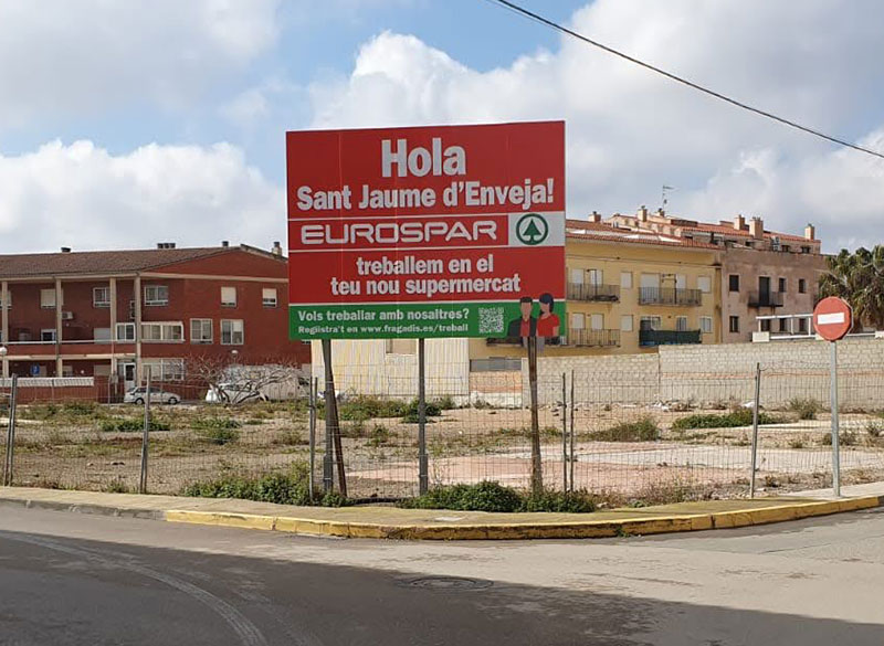 instalación de valla de publicidad en Tarragona