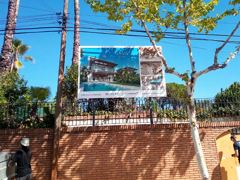 valla publicitaria de medidas 3,2x2