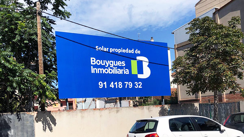 instalación de vallas publicitarias en Girona