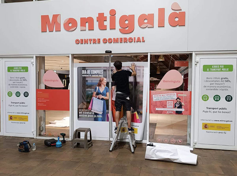 instalación de vinilo en Badalona