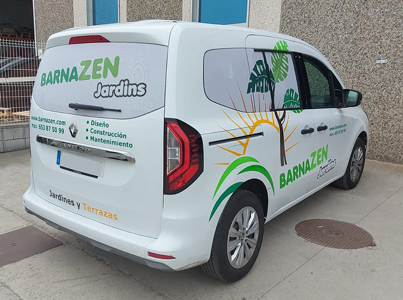 vinilo microperforado homologado para furgonetas