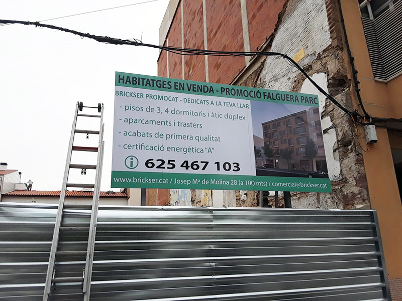 vinilo para valla publicitaria