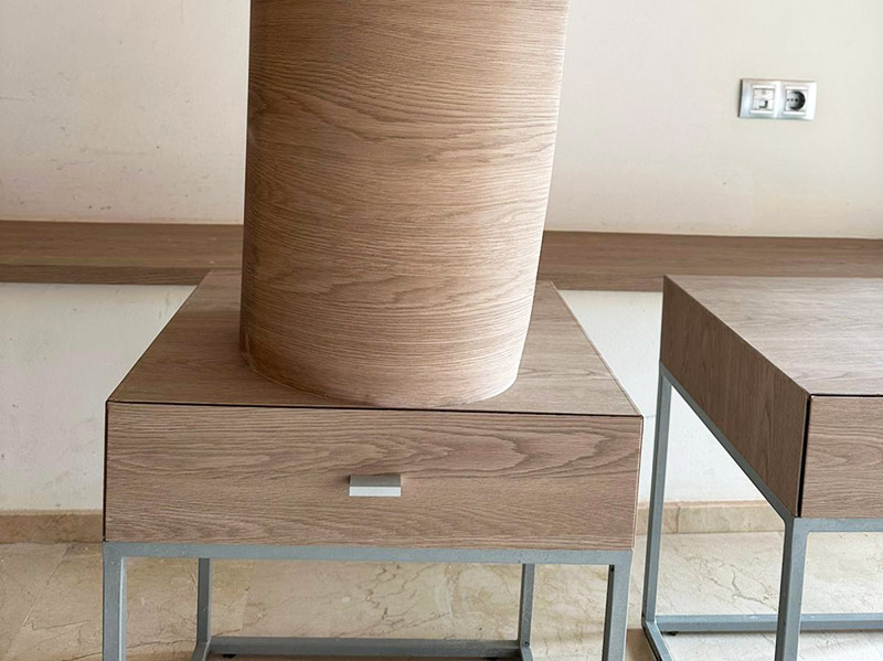 servicio de vinilado de muebles para hoteles