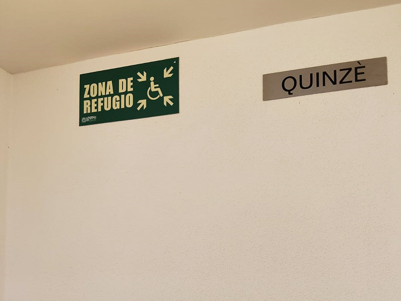 placas homologadas señalética clase A