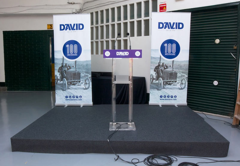 rotulación de evento en Barcelona