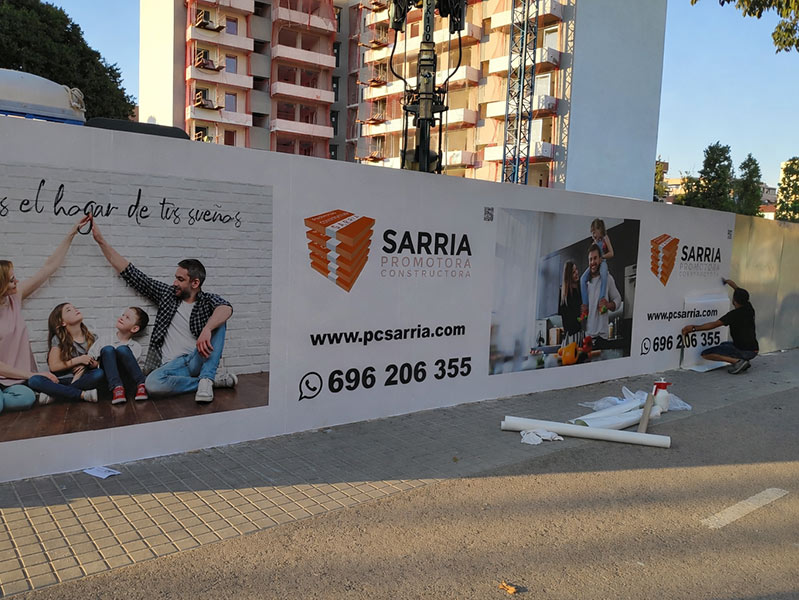 instalación de vinilo en Barcelona