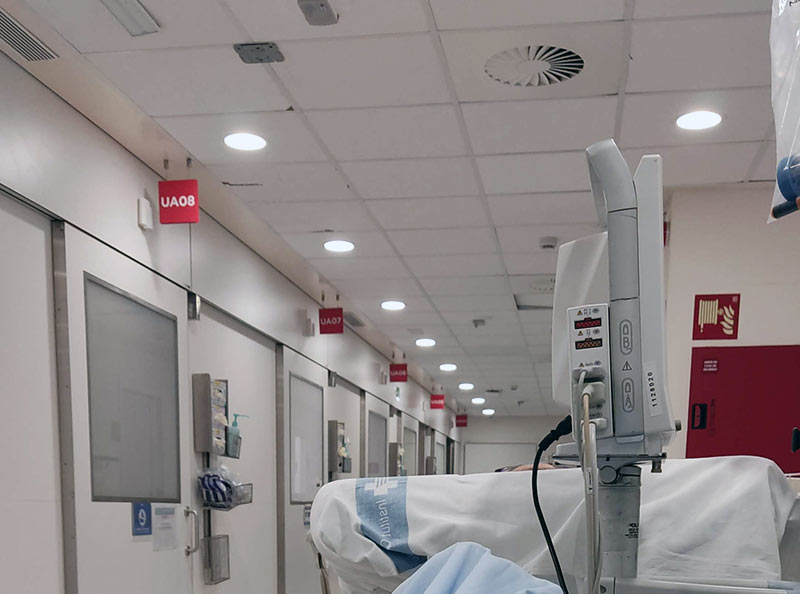 rotulación de hospitales y centros médicos