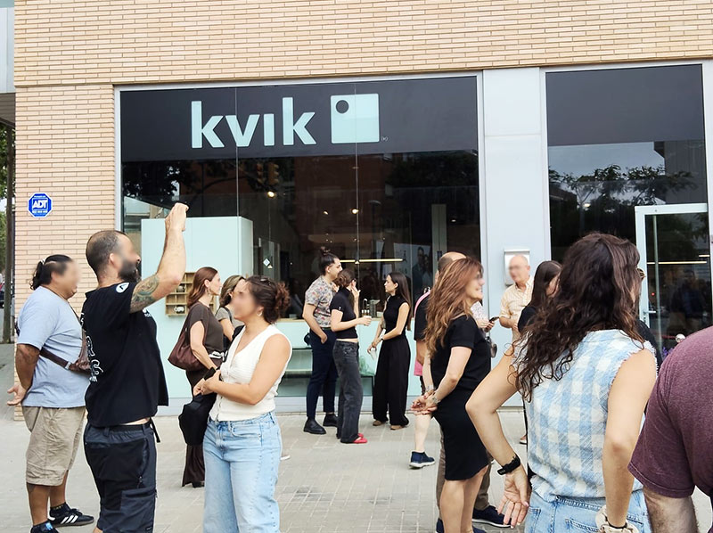 inauguración de la tienda Kvik Sabadell